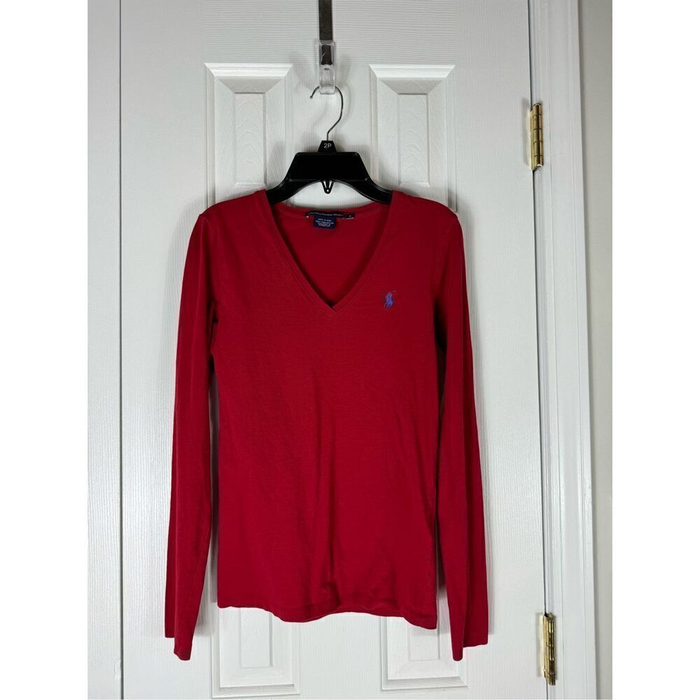 Ralph Lauren Sport Womens Red Shirt Size Small